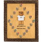 Personalized Bears on Plaque for Corporate Man