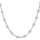 Sterling Silver Classic Tin Cup Station Necklace