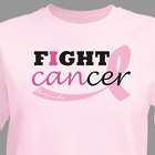 Personalized Fight Cancer Ribbon Awareness T-Shirt