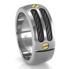 EM Sport Ring with Gold Accents