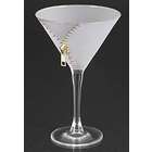 Silver Zipper Martini Glass