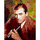 Gregory Peck Oil Painting Style Print