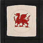 Welsh Dragon Ceramic Wall Art Tile