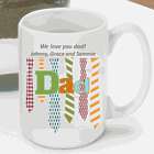 Personalized Father's Day Ties Mug