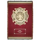 Personalized Firefighter Throw