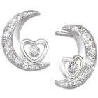 I Love You To The Moon & Back Daughter Diamond Earrings