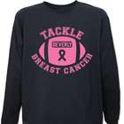 Personalized Tackle Breast Cancer Long Sleeve Shirt