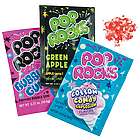 Fun Cotton Candy, Green Apple, and Bubble Gum Pop Rocks Candies