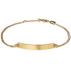 Personalized Name Bar Gold Vermeil Bracelet