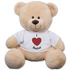 Personalized I Heart You T-Shirt Teddy Bear