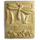 Dragonfly Ceramic Welcome Sign