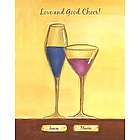 Cheers to Friendship Wine Glasses II Personalized Print