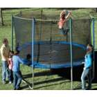 Small Outdoor Trampoline and Enclosure