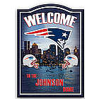 New England Patriots Personalized Welcome Sign
