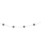 14K White Gold Black Pearl Necklace