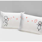 From My Heart to Yours His & Hers Matching Couple's Pillowcases