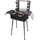 Studio To Go Wheeled Trolley Makeup Case & Organizer with Light