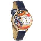 American Patriotic Large Gold Watch