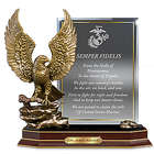 USMC Personalized Eagle Tribute Sculpture