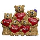 Personalized Bear Magnet for Family of Five