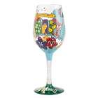March Birthday Wine Glass