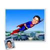 Superman Caricature Print from Photo
