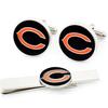 Chicago Bears Cufflinks and Tie Bar Set