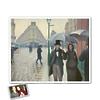 A Rainy Day in Paris Classic Painting Personalized Art Print