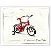 Personalized First Bike Canvas Art