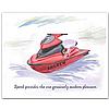 Personalized "Anne's Jet Skiing" Canvas Art