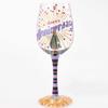 Lolita Happy Anniversary Wine Glass