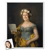 Personalized Classic Painting Duchess of Abrantes Art Print