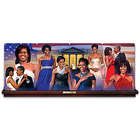 Michelle Obama: First Lady Fashions Collector Plate Panorama
