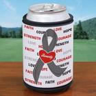 Personalized Hope and Love Diabetes Awareness Can Wrap Koozie