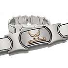 Men's Gold and Stainless Steel US Air Force Bracelet