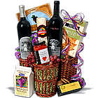 Silver Oak Duo Red Wine and Snack Basket