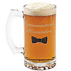 Personalized Bow Tie Beer Stein