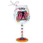 Libra Mini Wine Glass Ornament