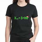 Christmas Equation Women's Dark T-Shirt