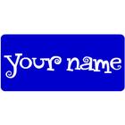 Rectanlge Name Magnet with Rounded Corners