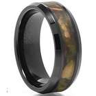 Black Ceramic Camouflage Ring