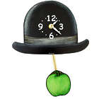 Surrealist Hat Pendulum Clock
