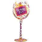Birthday Girl Super Bling Wine Glass