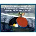 Table Tennis Personalized Art Print