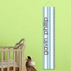 Blue Strips Personalized Growth Chart