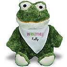 Romantic Frog Personalized Plush Stuffed Animal