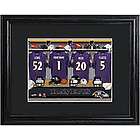 Baltimore Ravens Personalized Locker Room Print with Matted Frame