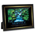 Service Waterfall Framed Desktop Print