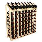 Wooden 64 Bottle Display Top Wine Rack