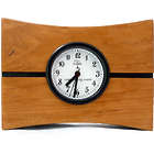 Turning Time Handcrafted Cherry Wood Desk Clock